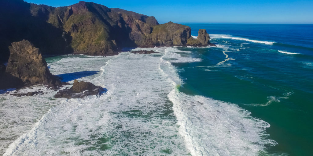 DCIM100MEDIADJI_0024.JPGAerial view of Bethells Beach, Auckland / New Zealand